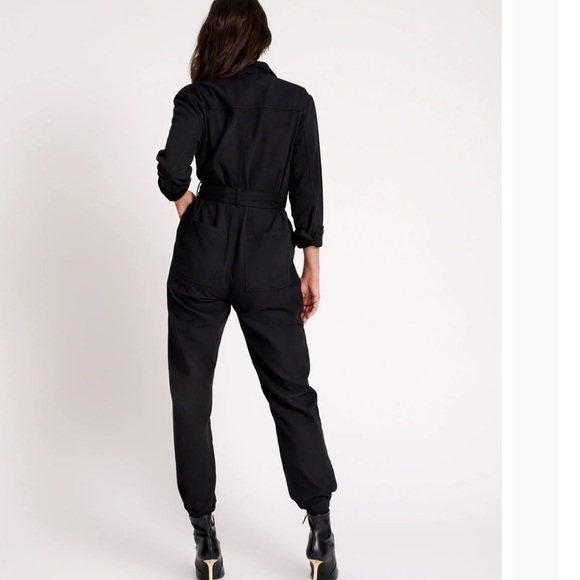 ONE TEASPOON Sz XXS Black Claudia Overalls Jumpsuit Revolve $199 new - Picture 4 of 10